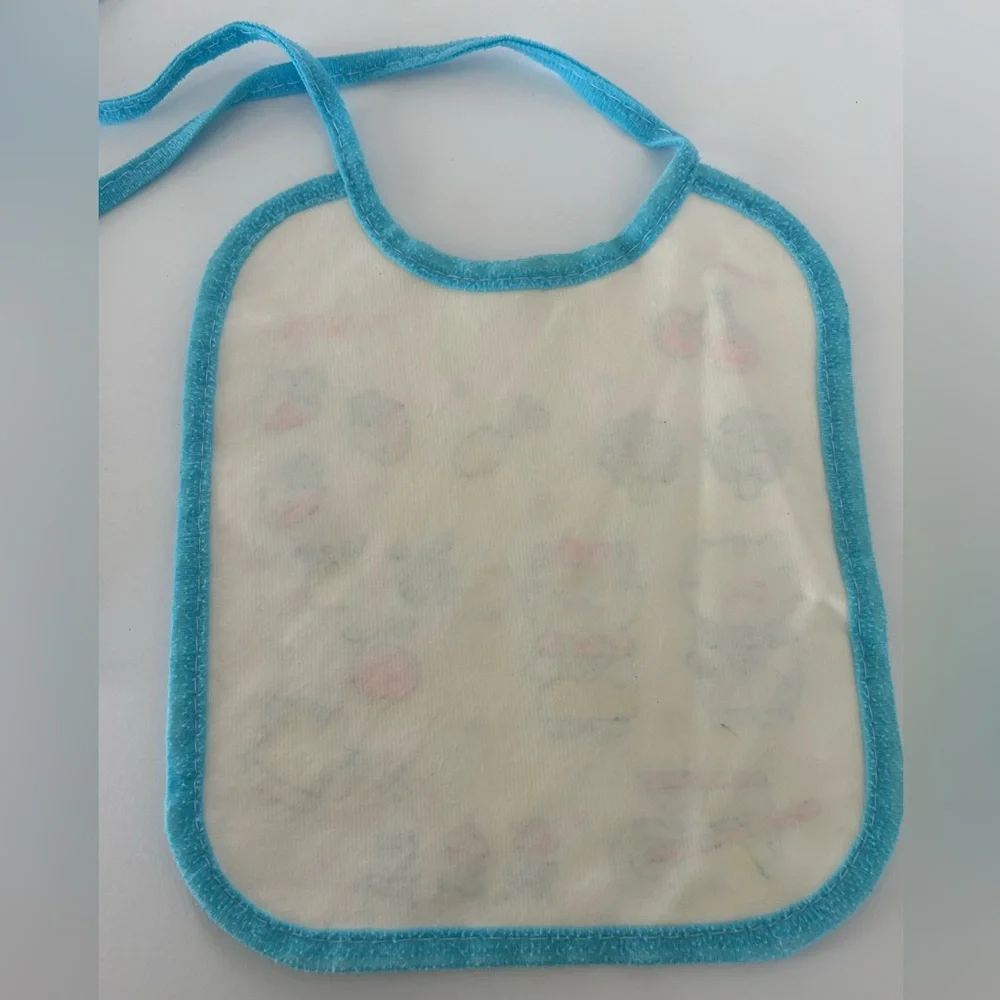 🦋 5/$25 - Playskool Hasbro Baby Bib - (Vintage from the late 90’s)